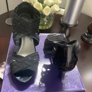 Madden Girl Comfortable stretch top platform heel.